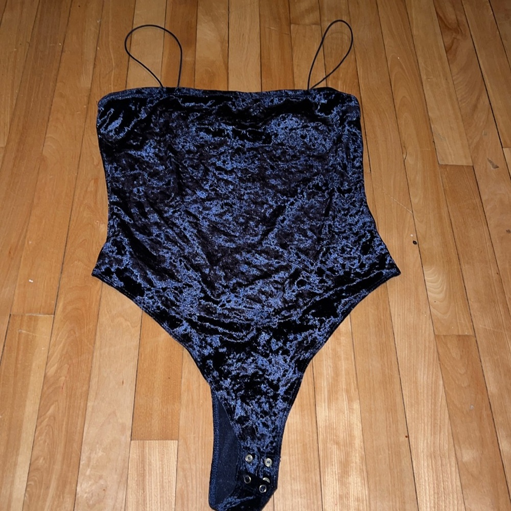 Velvet bodysuit